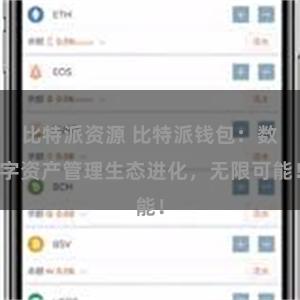 比特派资源 比特派钱包：数字资产管理生态进化，无限可能！