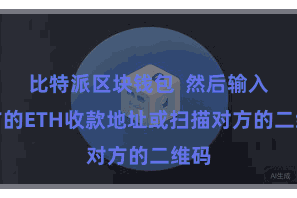 比特派区块钱包  然后输入对方的ETH收款地址或扫描对方的二维码