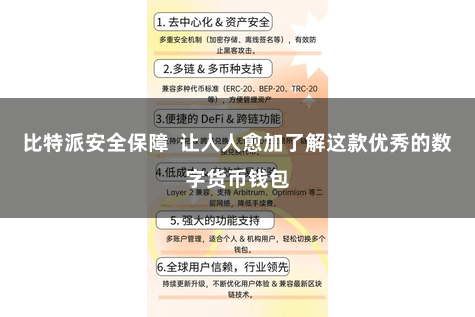 比特派安全保障  让人人愈加了解这款优秀的数字货币钱包